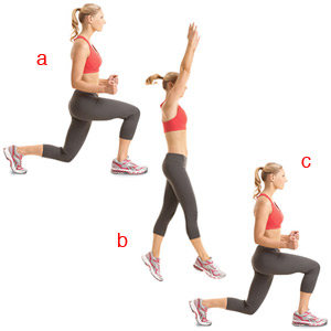 Jump Lunges